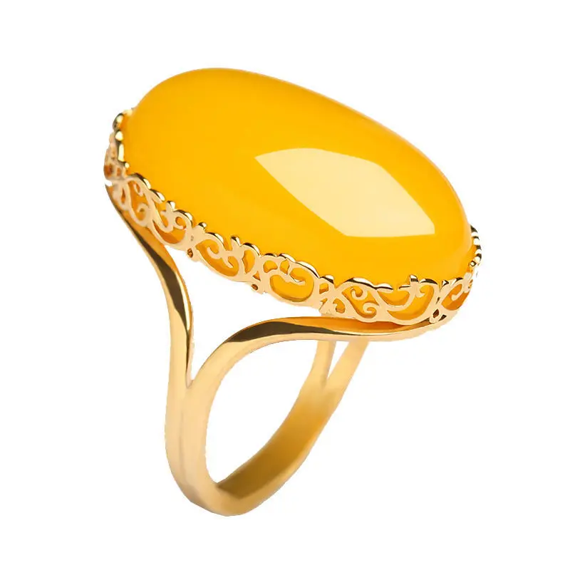 Большое открытое кольцо неправильной формы для женщин, инкрустированное, регулируемое, цвета куриного жира, старого янтаря, кровавого янтаря, золота
Большое открытое кольцо неправильной формы для женщин, инкрустированное, регулируемое, цвета куриного жира, старого янтаря, кровавого янтаря, золота