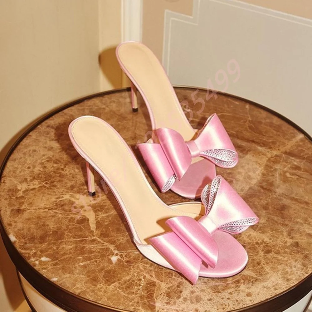 Crystal Bling Bow Sexy Women's Pumps 2025 Summer Open Toe Outdoor Beach Seaside Stiletto Fashion Party Casual Slip-On Slippers
Crystal Bling Bow Sexy Women's Pumps 2025 Summer Open Toe Outdoor Beach Seaside Stiletto Fashion Party Casual Slip-On Slippers