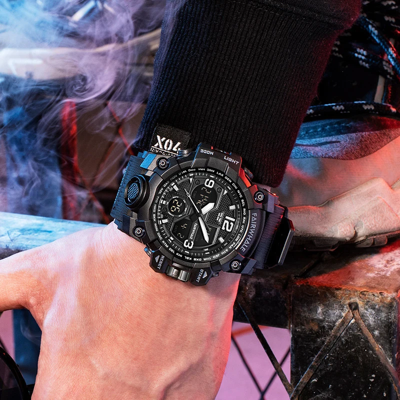 Mark Fairwhale men's multifunctional business quartz watch, sporty and casual wristwatch, a must-have for travel and parties
Mark Fairwhale men's multifunctional business quartz watch, sporty and casual wristwatch, a must-have for travel and parties