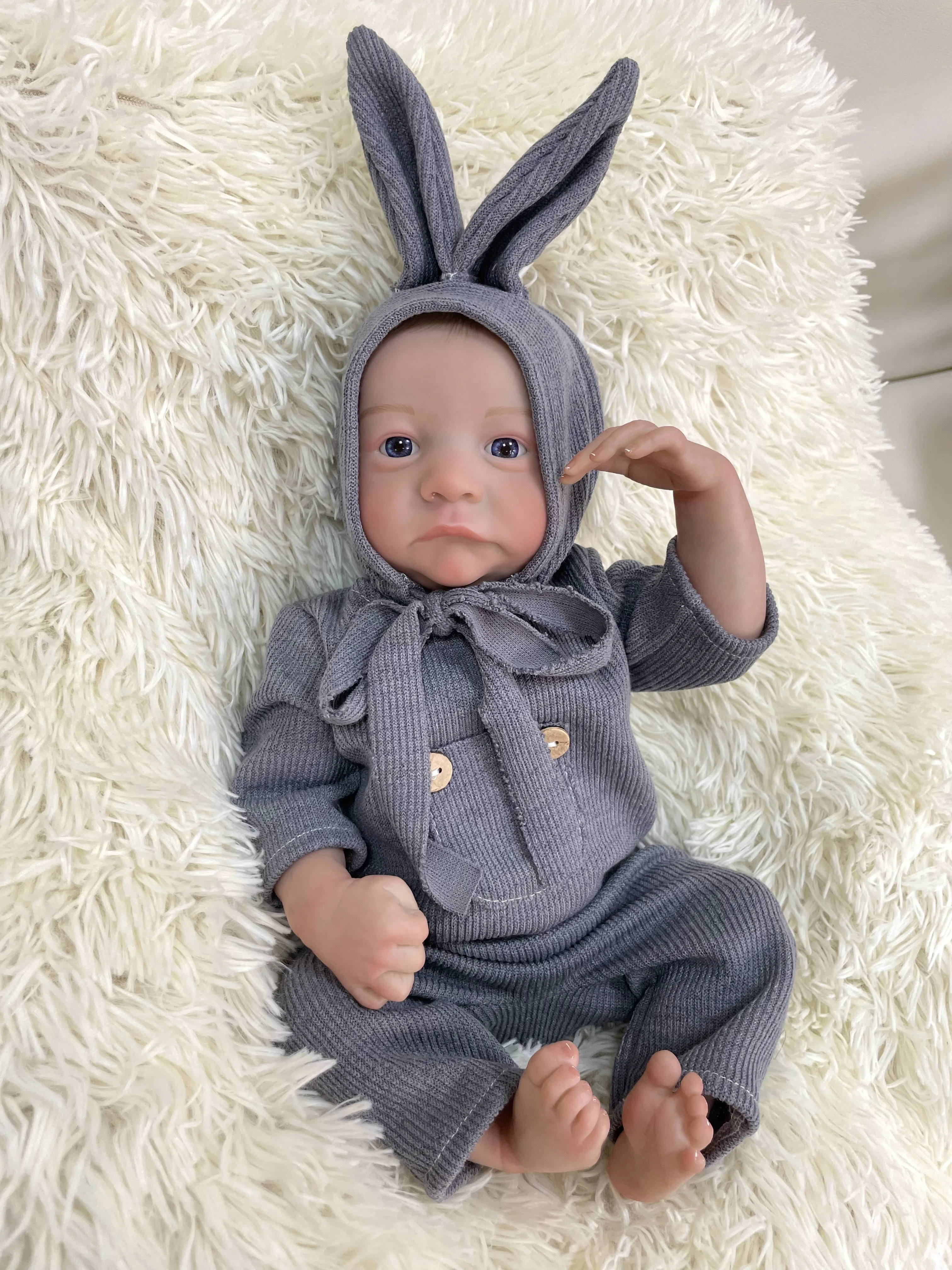50CM Full Silicone Vinyl Body Reborn Doll Baby Waterproof Reborn Baby Doll 3D Painted s Lifelike Toy Gift
50CM Full Silicone Vinyl Body Reborn Doll Baby Waterproof Reborn Baby Doll 3D Painted s Lifelike Toy Gift