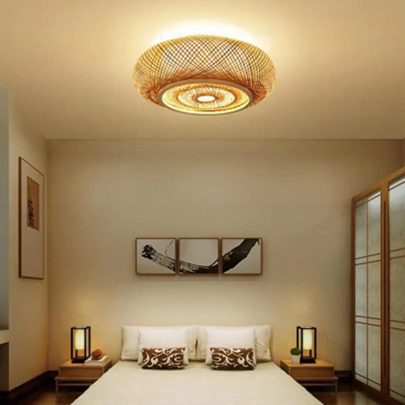 Weaving Restaurants Ceiling Light Cover Hotel Dining Room Decorative Chandelier Lamp Shade Round Woven Lighting Shade
Weaving Restaurants Ceiling Light Cover Hotel Dining Room Decorative Chandelier Lamp Shade Round Woven Lighting Shade