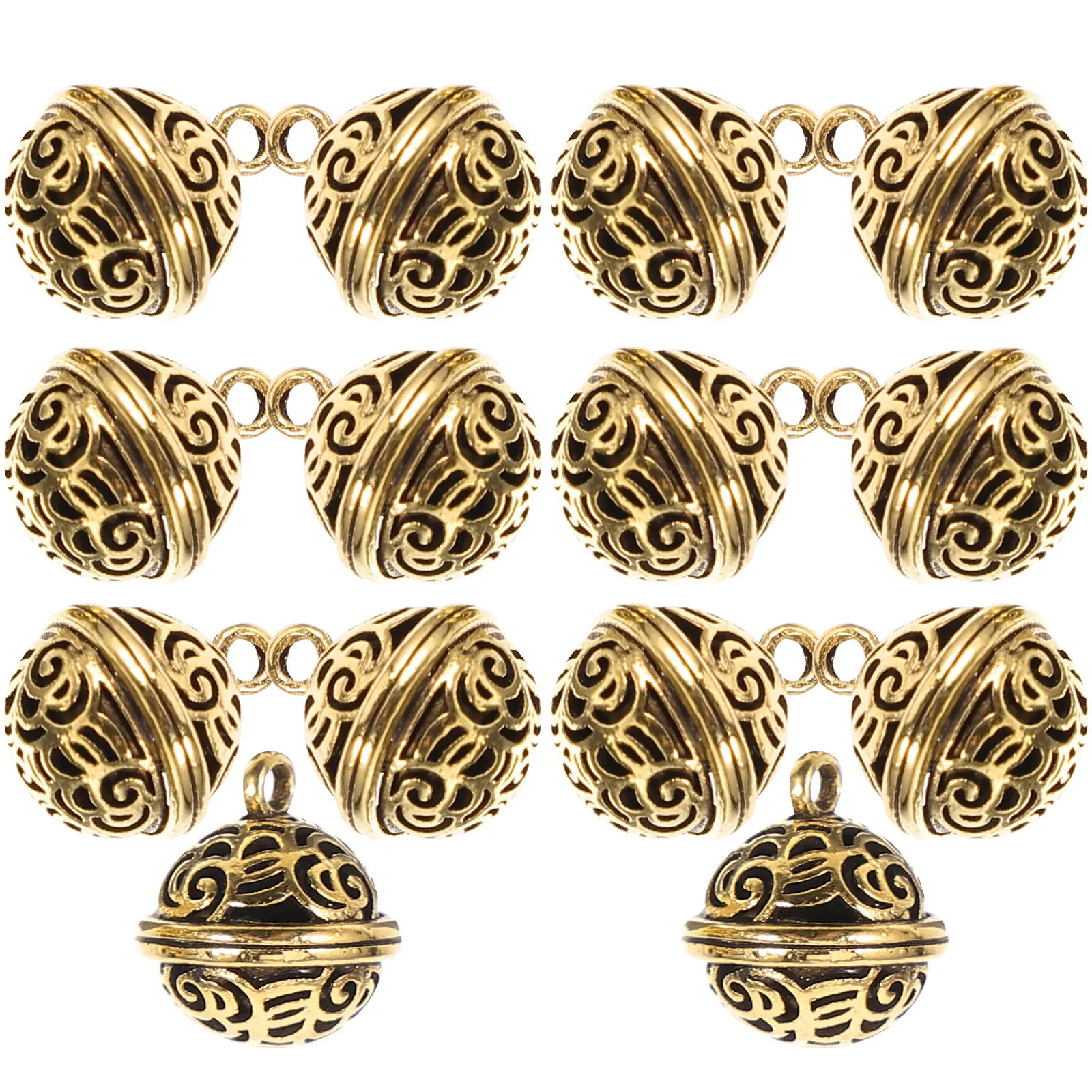 20Pcs Mini Bells for DIY Crafts Vintage Style Alloy Bell Pendants Hanging Decorative Charms for Christmas Tree Ornaments Holiday
20Pcs Mini Bells for DIY Crafts Vintage Style Alloy Bell Pendants Hanging Decorative Charms for Christmas Tree Ornaments Holiday