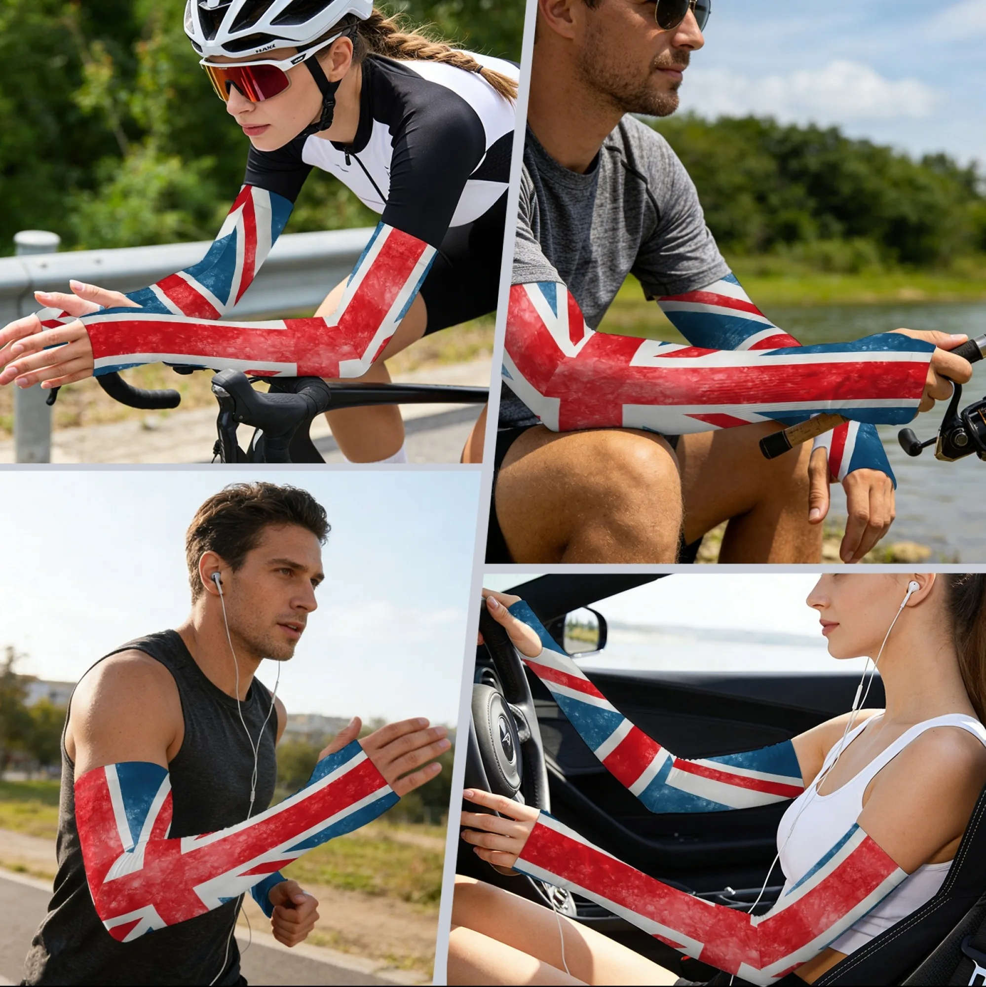 Vintage Distressed Union Jack Print Sleeves Comfortable Breathable Sleeves Stylish Outdoor Running Cycling Gardening Sleeves
Vintage Distressed Union Jack Print Sleeves Comfortable Breathable Sleeves Stylish Outdoor Running Cycling Gardening Sleeves