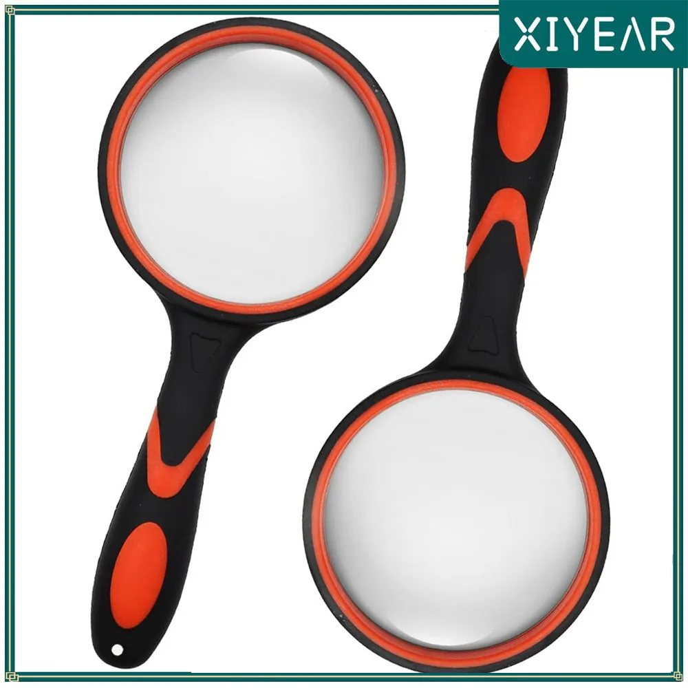2X Magnifying Glass For Seniors Kids Non-Slip Handheld Magnifier For Reading 100mm Magnify Glasses Lens For Close Work
2X Magnifying Glass For Seniors Kids Non-Slip Handheld Magnifier For Reading 100mm Magnify Glasses Lens For Close Work