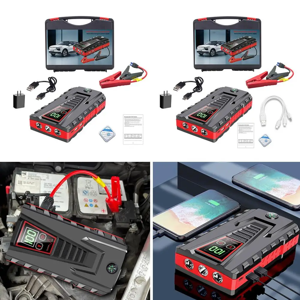Car Jump Starter Power Bank 2500A 12V Portable Car Starting Booster Emergency AUTO Jump Battery Starter Device Start W3B3
Car Jump Starter Power Bank 2500A 12V Portable Car Starting Booster Emergency AUTO Jump Battery Starter Device Start W3B3