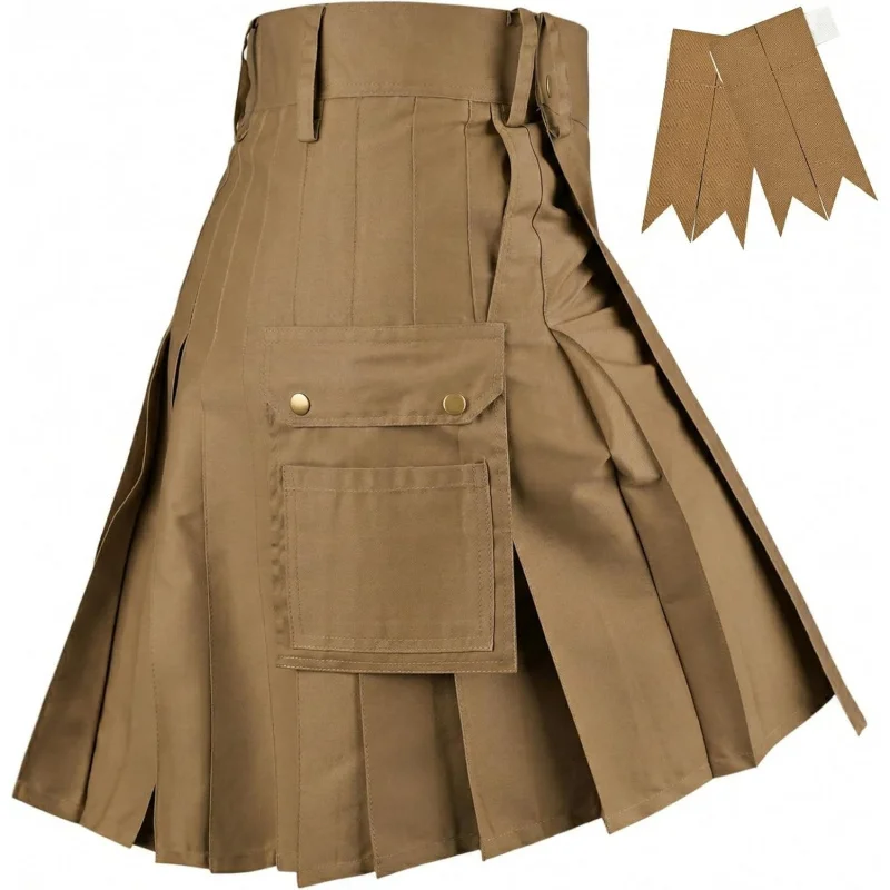 Utility kilt for Men Modern Scottish Phantom Mens Kilt for Everyday Wear with Cargo Pockets
Utility kilt for Men Modern Scottish Phantom Mens Kilt for Everyday Wear with Cargo Pockets
