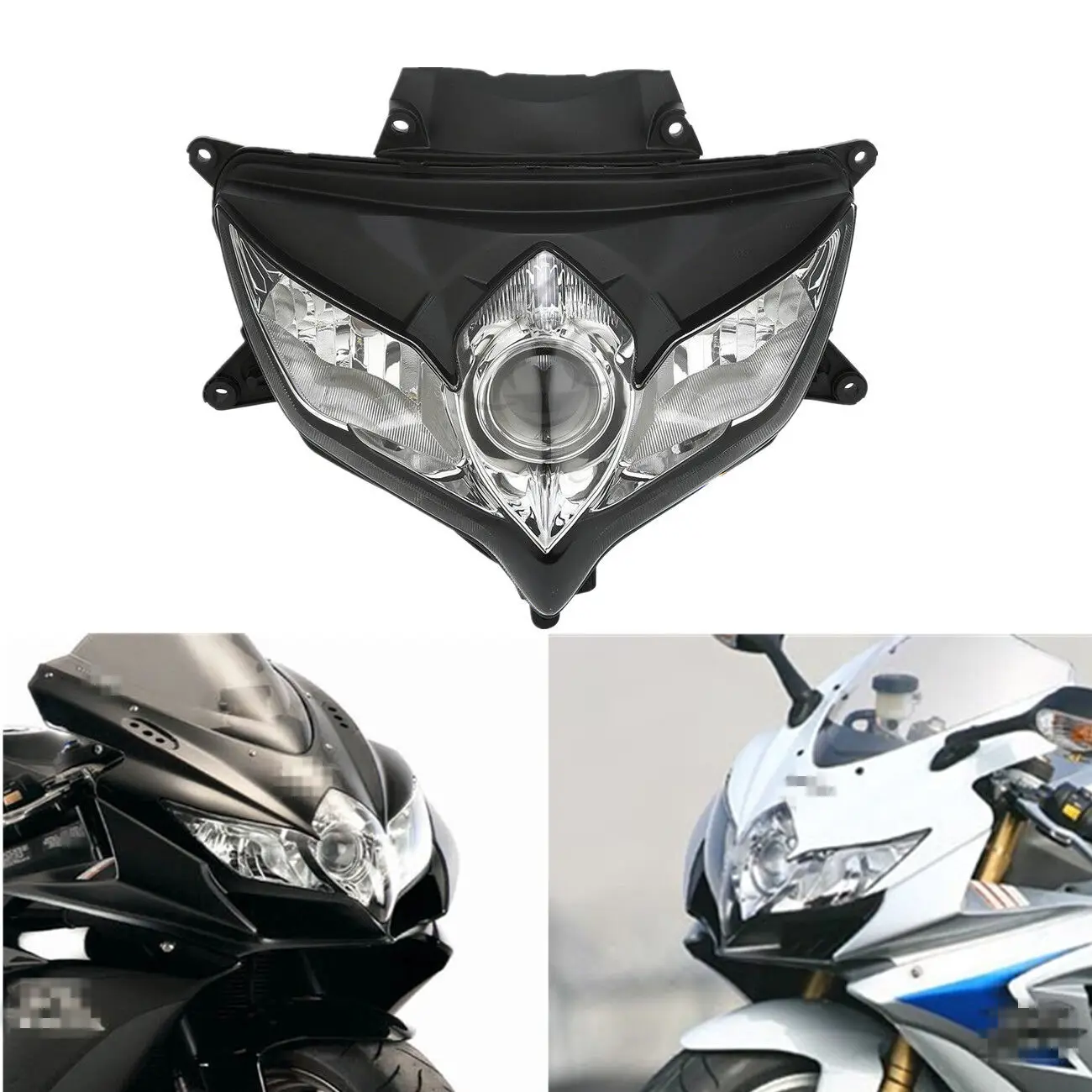 Передняя фара в сборе для Suzuki GSXR 600 GSX-R 750 2008 2009 2010, аксессуары для мотоциклов
Передняя фара в сборе для Suzuki GSXR 600 GSX-R 750 2008 2009 2010, аксессуары для мотоциклов