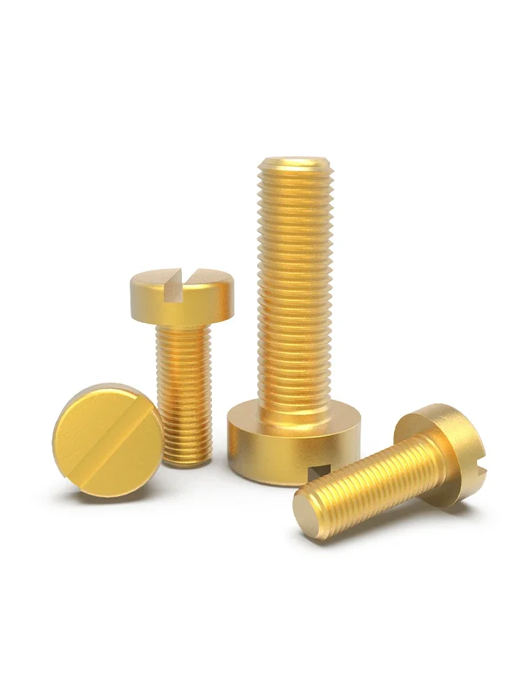 M 2.5 3 4 5 6 8 10 12 Metric X 4-25mm Legnth Brass Cup Slotted Head Screw Bolt
M 2.5 3 4 5 6 8 10 12 Metric X 4-25mm Legnth Brass Cup Slotted Head Screw Bolt