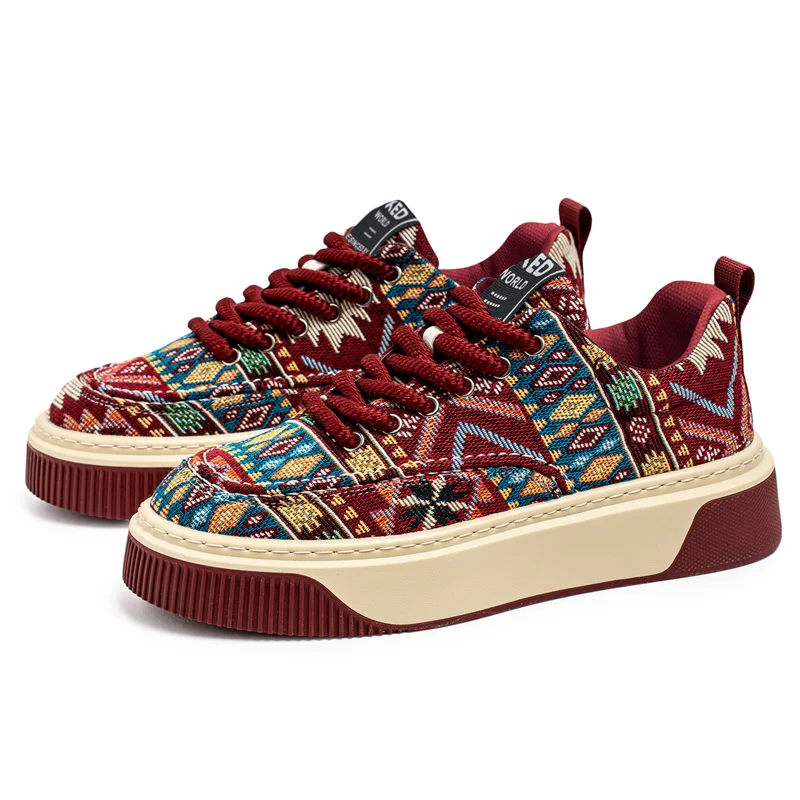 Men's thick-soled height-increasing casual sports shoes, canvas shoes, breathable new spring and autumn loafers and sneakers
Men's thick-soled height-increasing casual sports shoes, canvas shoes, breathable new spring and autumn loafers and sneakers
