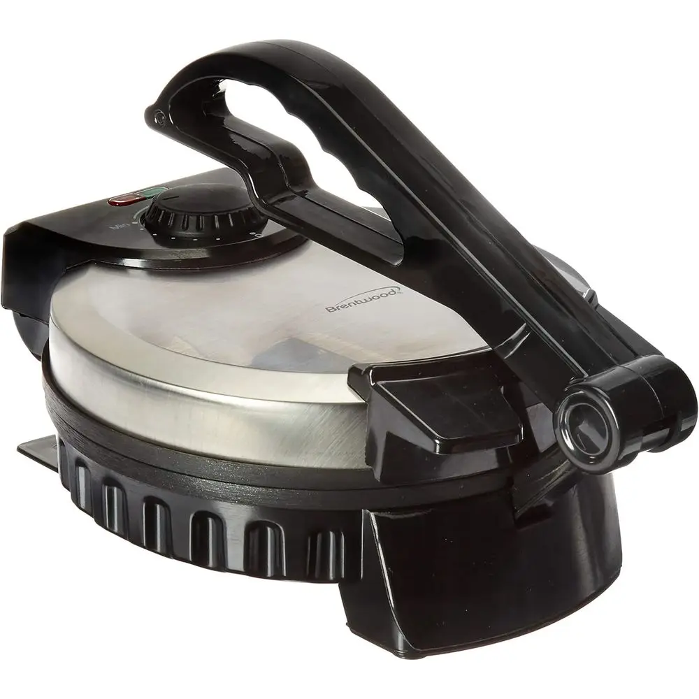 8-Inch Non-Stick Electric Tortilla Maker in Stainless Steel
8-Inch Non-Stick Electric Tortilla Maker in Stainless Steel
