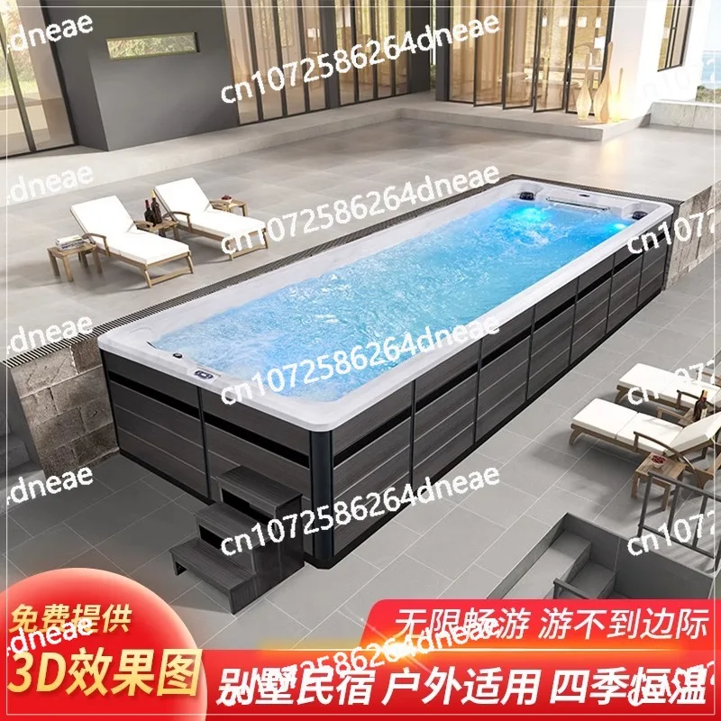 Villa finished product intelligent constant temperature infinity pool small integrated acrylic surfing countercurrent
Villa finished product intelligent constant temperature infinity pool small integrated acrylic surfing countercurrent