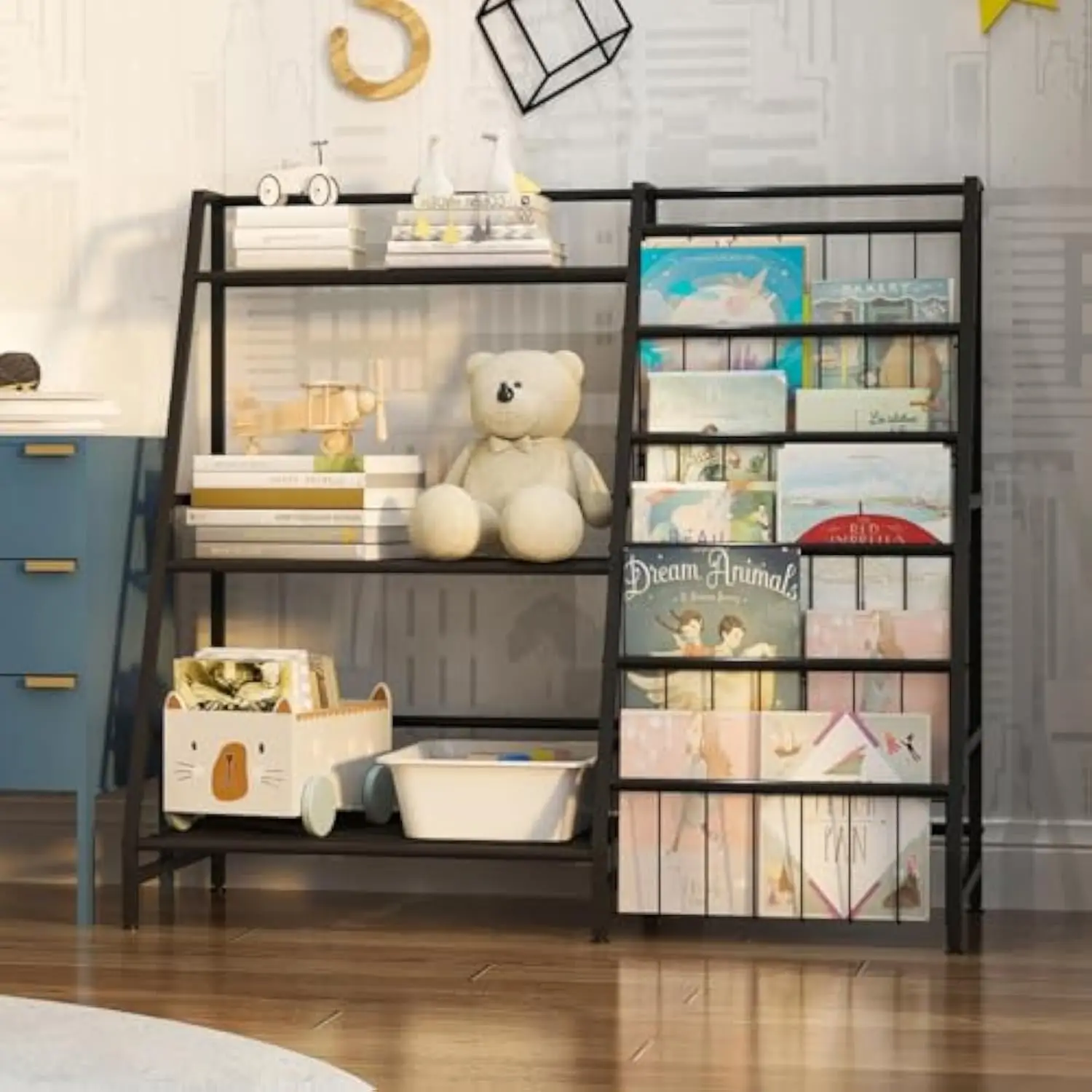 NACHES Kids Bookcase and Toy Storage Organizer, 3 Tier Toddler Bookshelf Children Book Rack, Toddler Toy Organizer Montessori B
NACHES Kids Bookcase and Toy Storage Organizer, 3 Tier Toddler Bookshelf Children Book Rack, Toddler Toy Organizer Montessori B