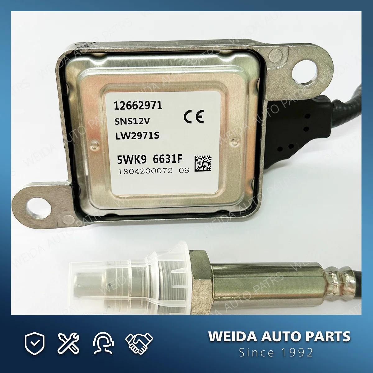 12V Nox Sensor 5WK96631F Car Sensors Nitrogen Oxygen Sensor 12662971 5WK96631F for Duramax 6.6L Diesel Silverado 2500 HD Sierra
12V Nox Sensor 5WK96631F Car Sensors Nitrogen Oxygen Sensor 12662971 5WK96631F for Duramax 6.6L Diesel Silverado 2500 HD Sierra