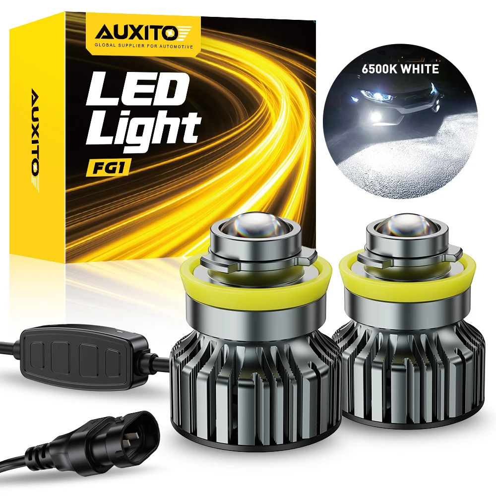 2Pcs AUXITO Canbus H11 LED 6500K Super White Fog Light H8 LED Projector HD Lens Fog Lamps 70W High Power H9 H16JP Bulb 12V CSP
2Pcs AUXITO Canbus H11 LED 6500K Super White Fog Light H8 LED Projector HD Lens Fog Lamps 70W High Power H9 H16JP Bulb 12V CSP