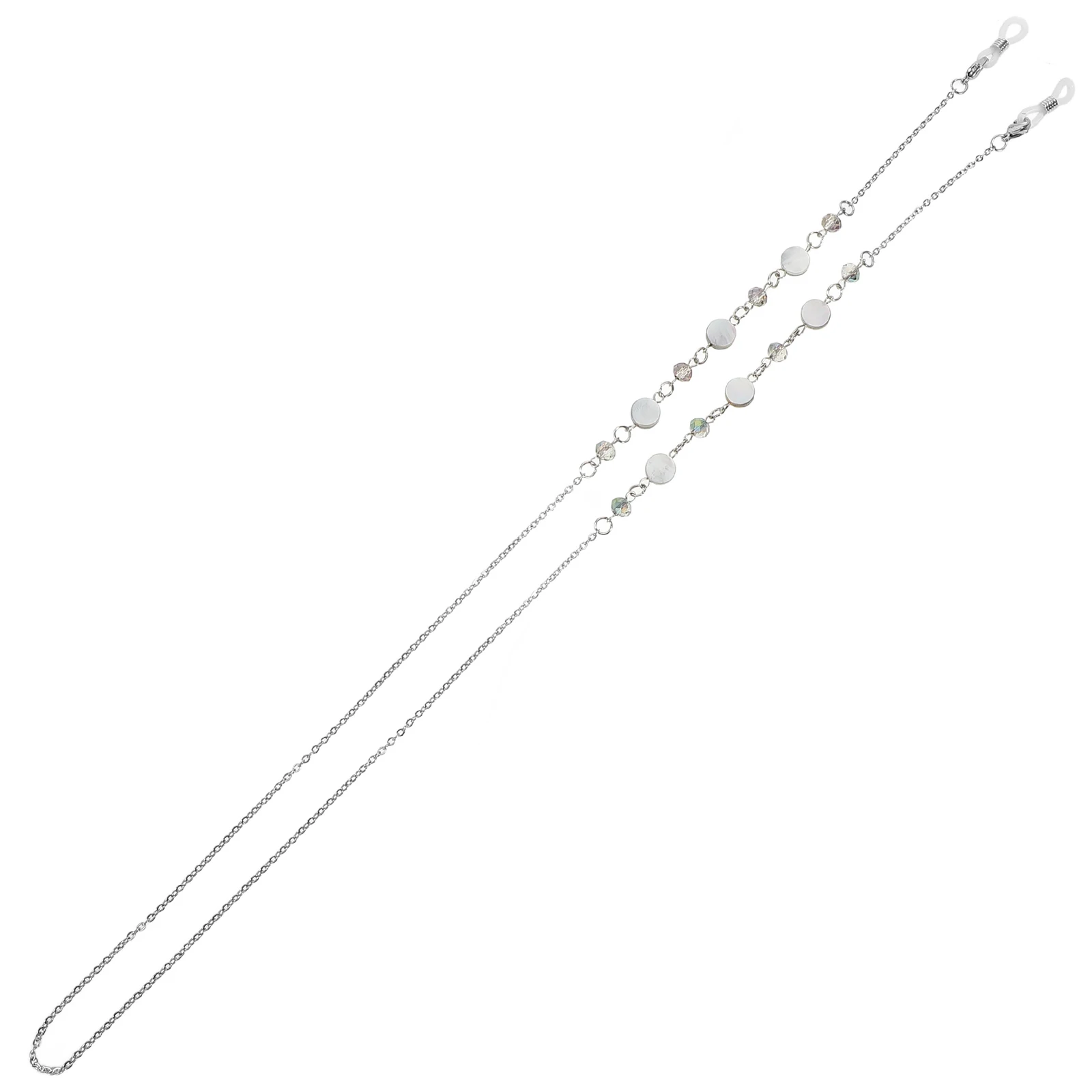 Stainless Steel Glasses Chain Silver Shell Titanium Durable Anti Deformation Sports Outdoor Accessories Eyeglass for Women
Stainless Steel Glasses Chain Silver Shell Titanium Durable Anti Deformation Sports Outdoor Accessories Eyeglass for Women