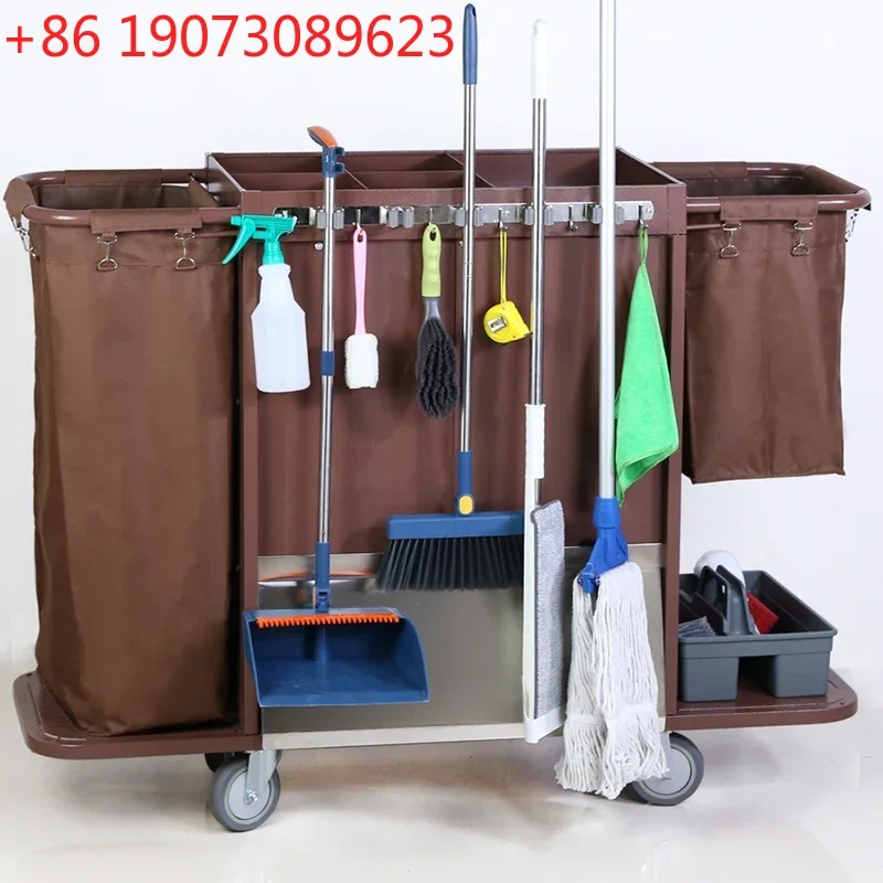 Тележка-тележка портативная деревянная на колесиках Janitorial для уборки отеля маленькая
Тележка-тележка портативная деревянная на колесиках Janitorial для уборки отеля маленькая