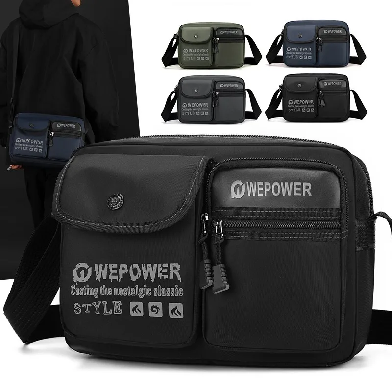 New versatile casual single-shoulder bag with multiple pockets, suitable for both commuting and traveling, ultra-lightweight bag
New versatile casual single-shoulder bag with multiple pockets, suitable for both commuting and traveling, ultra-lightweight bag