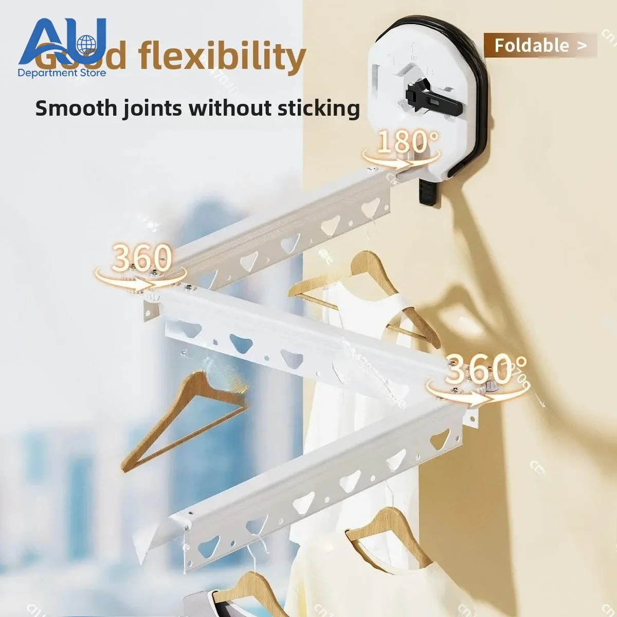 Balcony Folding Drying Rack, Wall Hanging Quilt Rod, Suction Cup Type Telescopic Rod, Partition Curtain and Shower Curtain Rod
Balcony Folding Drying Rack, Wall Hanging Quilt Rod, Suction Cup Type Telescopic Rod, Partition Curtain and Shower Curtain Rod