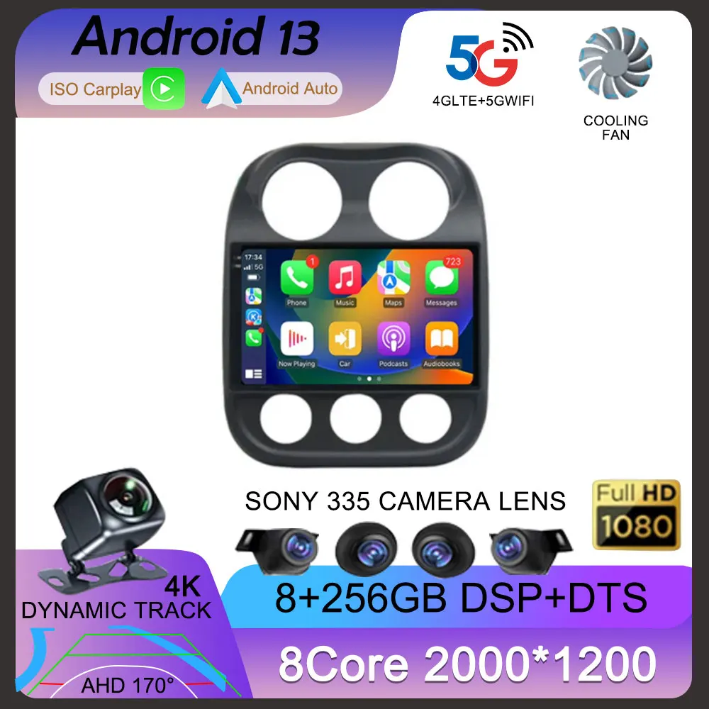 Car Radio For Jeep Compass Patriot 2010-2016 Android 14 Autoradio Stereo 2 Din Video Player GPS Navigation Carplay Multimedia 4G
Car Radio For Jeep Compass Patriot 2010-2016 Android 14 Autoradio Stereo 2 Din Video Player GPS Navigation Carplay Multimedia 4G