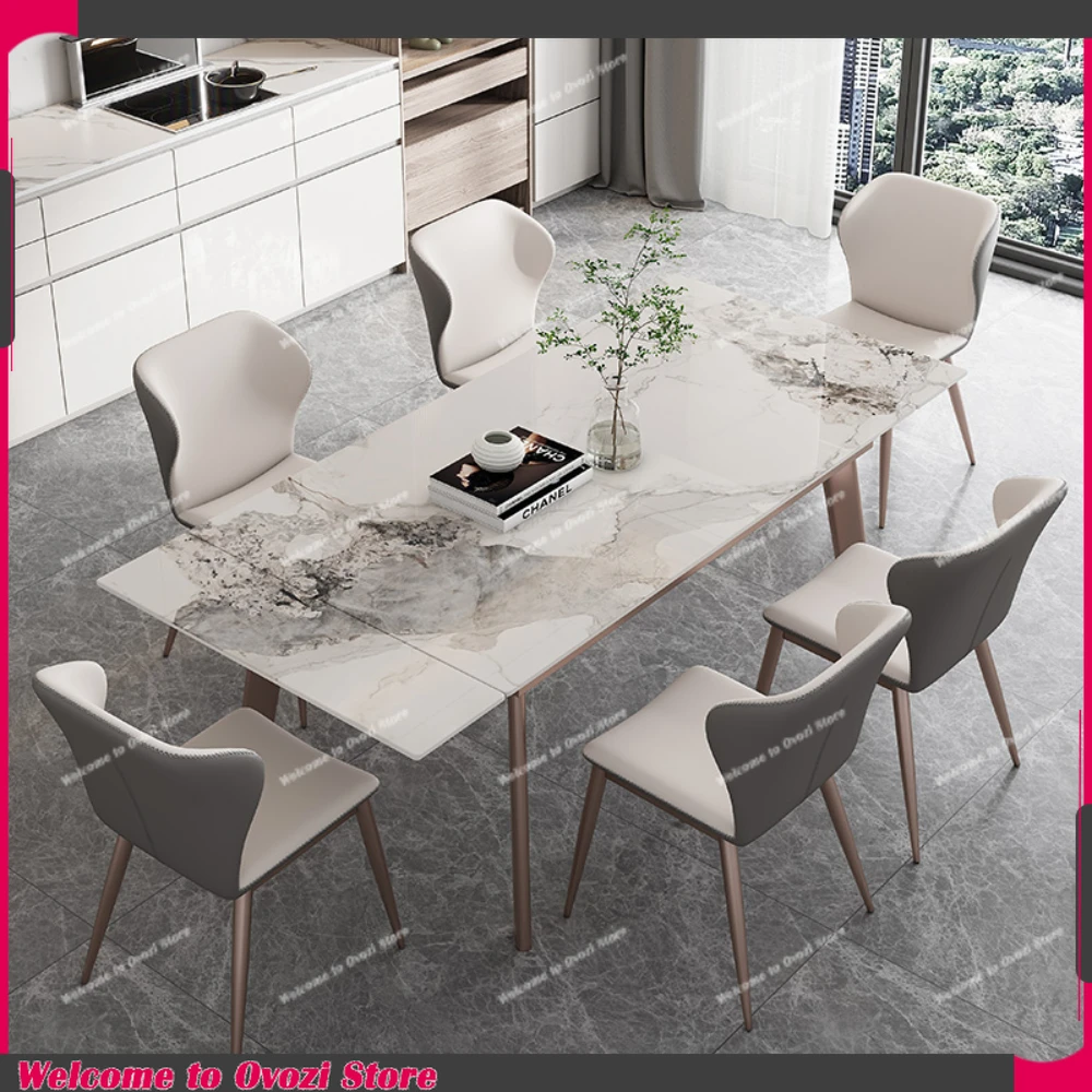 Rectangle Extendable Dining Tables Luxury Modern 6 Chairs Dining Tables Nordic Minimalist Juegos De Comedor Home Furniture
Rectangle Extendable Dining Tables Luxury Modern 6 Chairs Dining Tables Nordic Minimalist Juegos De Comedor Home Furniture