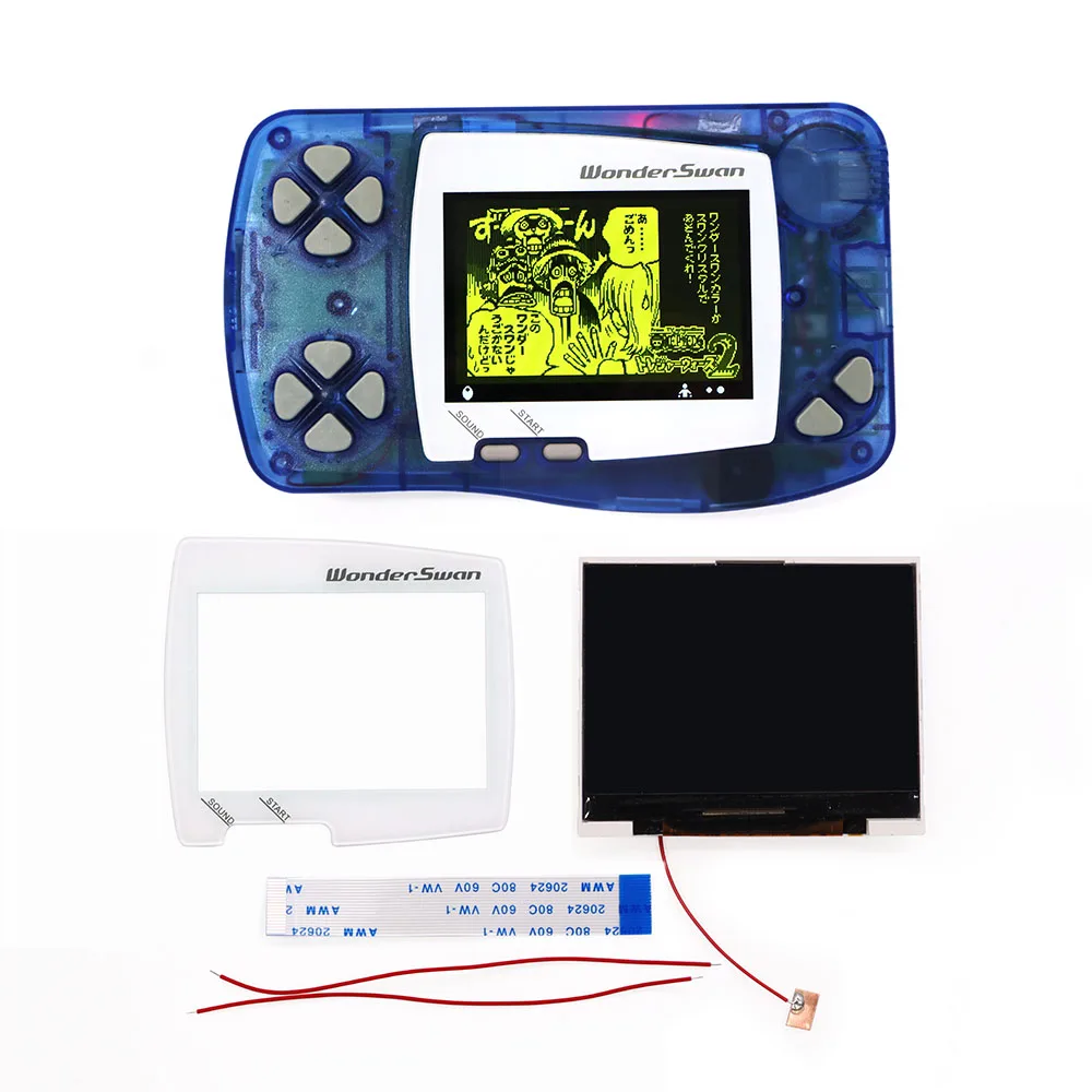High Light Backlight LCD Display High Brightness LCD Screen Kit For Bandai WonderSwan For WS Game Console
High Light Backlight LCD Display High Brightness LCD Screen Kit For Bandai WonderSwan For WS Game Console