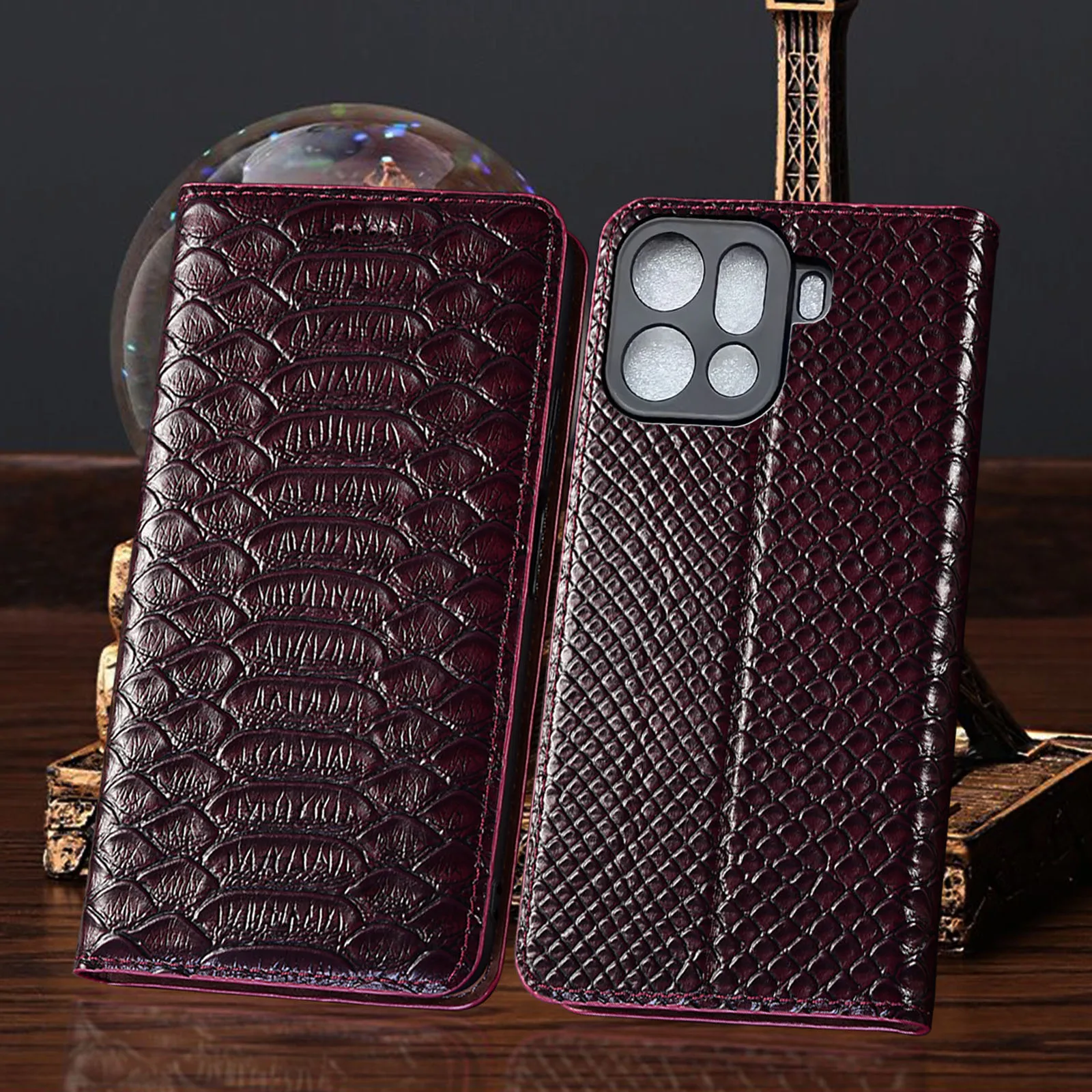 Genuine Leather Phone Case For OPPO Find X5 X6 X7 X8 X8S X9 Pro Plus Ultra Lite Python Pattern Flip Cover Case Cowhide Non-Slip
Genuine Leather Phone Case For OPPO Find X5 X6 X7 X8 X8S X9 Pro Plus Ultra Lite Python Pattern Flip Cover Case Cowhide Non-Slip