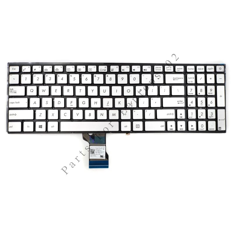 pp New For Asus N541 N541L N541LA Q501 Q501L Q501LA Q501LA-BBI5T03 Laptop Keyboard US Silver With Backlit Without Frame
pp New For Asus N541 N541L N541LA Q501 Q501L Q501LA Q501LA-BBI5T03 Laptop Keyboard US Silver With Backlit Without Frame