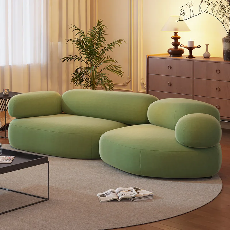 Cobble fabric sofa living room small apartment French cream style sofa sitting area
Cobble fabric sofa living room small apartment French cream style sofa sitting area