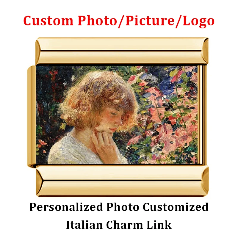 Customized Personalization Imagine Picture Italian Charm Link Fit 9mm Width Stainless Steel Bracelet DIY Making Beads Jewelry
Customized Personalization Imagine Picture Italian Charm Link Fit 9mm Width Stainless Steel Bracelet DIY Making Beads Jewelry