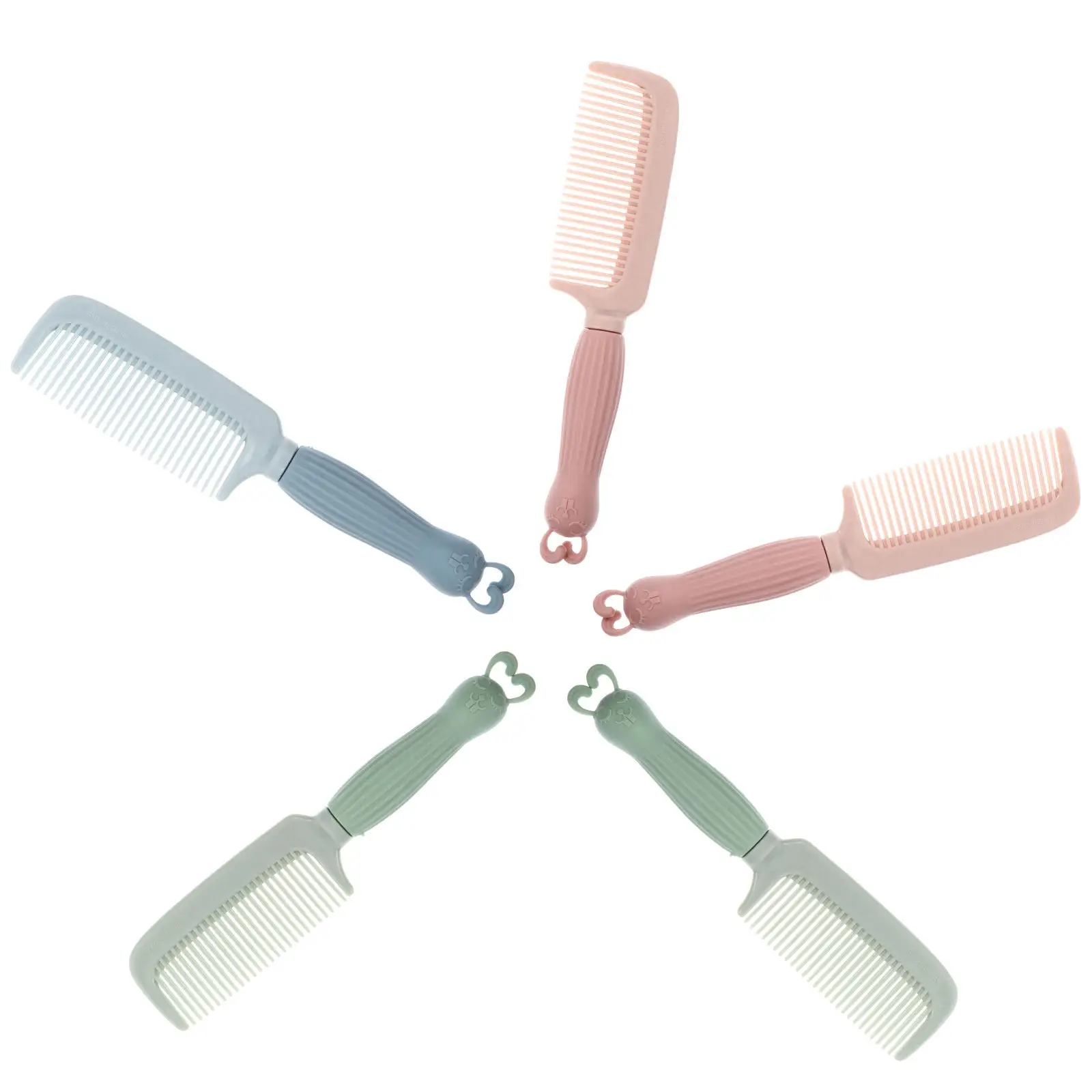 5Pcs Anti-Static Hair Comb Silicone Handle Cartoon Rabbit Hairdressing Comb Portable Styling Detangle Wet Curly Hair for
5Pcs Anti-Static Hair Comb Silicone Handle Cartoon Rabbit Hairdressing Comb Portable Styling Detangle Wet Curly Hair for
