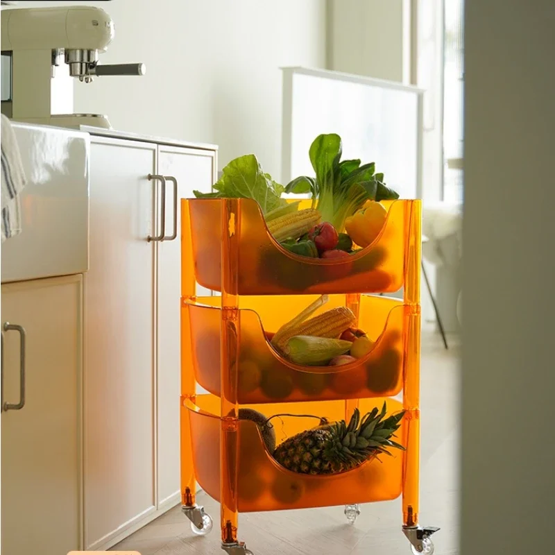 Nordic Storage Rack Transparent Acrylic Removable Trolley Multi-Layer Snack Storage Cabinet
Nordic Storage Rack Transparent Acrylic Removable Trolley Multi-Layer Snack Storage Cabinet