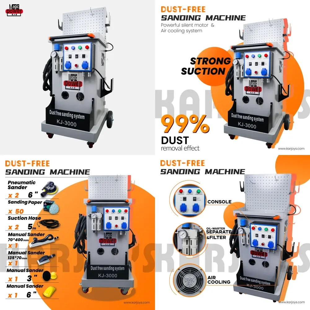Dust Free Vehicle Dry Sanding Spray Booth Car Body Paint Collector Sander Karjoys Automotive Repair 4500W 220V
Dust Free Vehicle Dry Sanding Spray Booth Car Body Paint Collector Sander Karjoys Automotive Repair 4500W 220V