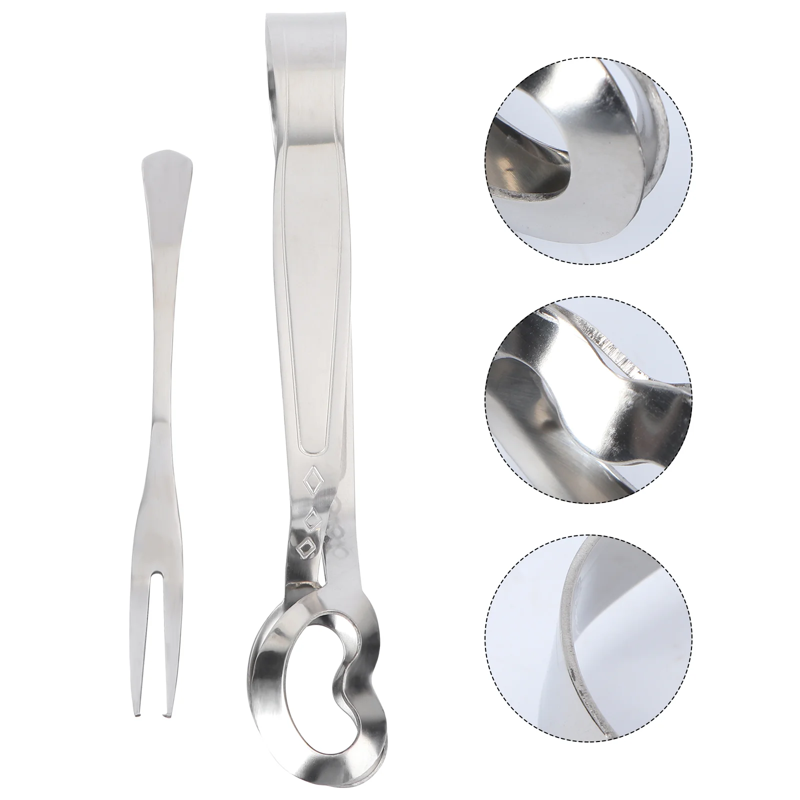2 Pcs Snail Tong Escargot Tableware Fork Kitchen Utensil Baking Clip Griddle Pan
2 Pcs Snail Tong Escargot Tableware Fork Kitchen Utensil Baking Clip Griddle Pan