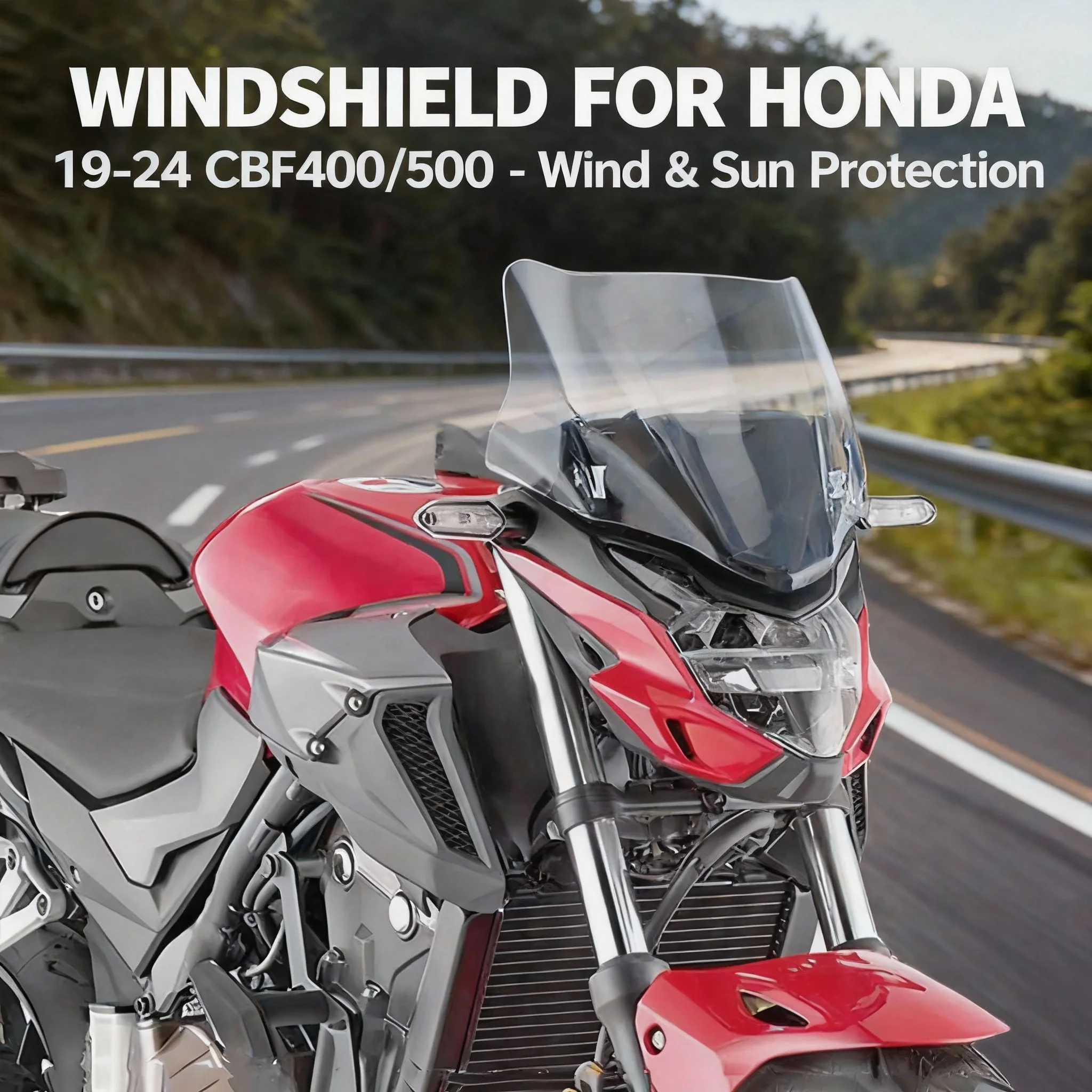 For Honda 2019-2024 CB400F Motorcycle Windshield CB500F Windscreens Increase Wind Deflectors Viser Modification Accessories
For Honda 2019-2024 CB400F Motorcycle Windshield CB500F Windscreens Increase Wind Deflectors Viser Modification Accessories