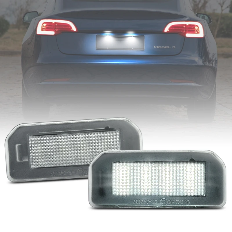 2Pcs For Tesla Model 3 2017-2020 Model Y 2020-2022 White LED Number License Plate Light
2Pcs For Tesla Model 3 2017-2020 Model Y 2020-2022 White LED Number License Plate Light