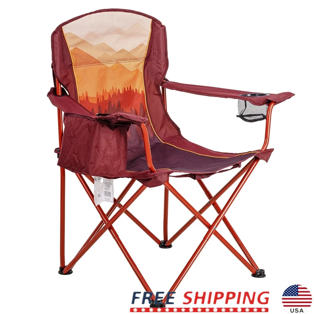 Oversized Camp Chair with Cooler Folding Portable Chair with Built-in Cup Holder Umbrella Holder Insulated Armrest Cooler Carry
Oversized Camp Chair with Cooler Folding Portable Chair with Built-in Cup Holder Umbrella Holder Insulated Armrest Cooler Carry