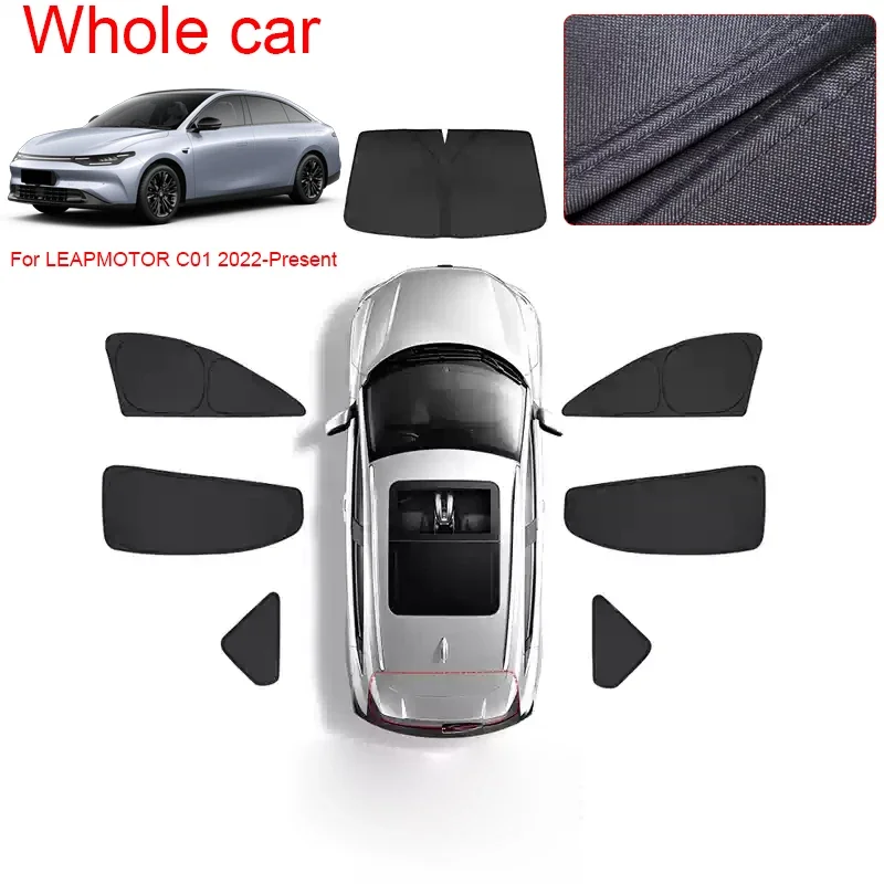Car Window Privacy Sunshade For LEAPMOTOR C01 2022-Present Auto UV Block Sun Protection Interior Blackout CoverAccessory
Car Window Privacy Sunshade For LEAPMOTOR C01 2022-Present Auto UV Block Sun Protection Interior Blackout CoverAccessory