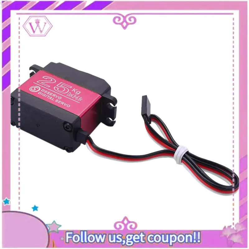 Upgraded 6X 25KG Digital Servo Full Metal Gear High Torque Waterproof For RC Car Crawler Robot Control Angle 270°
Upgraded 6X 25KG Digital Servo Full Metal Gear High Torque Waterproof For RC Car Crawler Robot Control Angle 270°