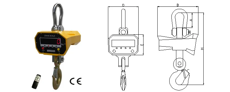 GSP910 Wireless Digital OCS Crane Scale 1000kg 5000kg
GSP910 Wireless Digital OCS Crane Scale 1000kg 5000kg