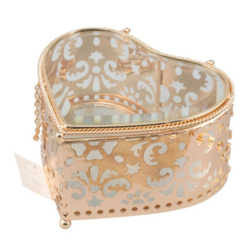 Vintage Heart Shape Jewelry Box,Golden Keepsake Box Case Jewelry Display Organizer Storage Ring Box For Home Decoration
Vintage Heart Shape Jewelry Box,Golden Keepsake Box Case Jewelry Display Organizer Storage Ring Box For Home Decoration