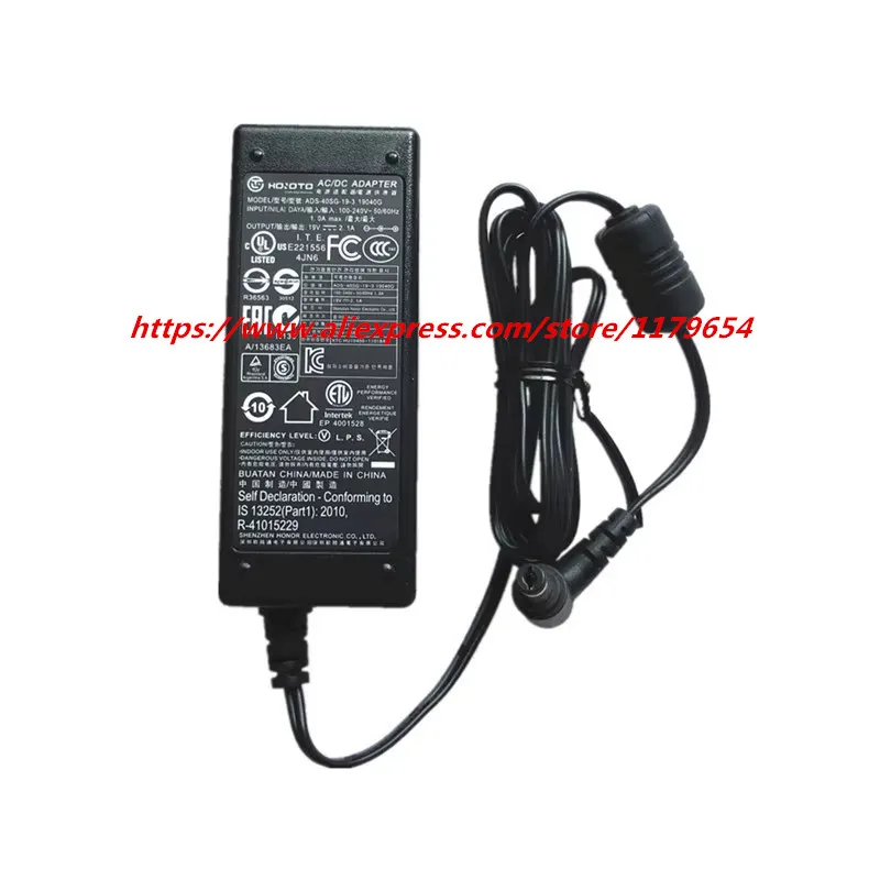Original AC Adapter Charger For HOIOTO ADS-40SI-19-3 19040E 19V 2.1A 40W 5.5x1.7mm ACER ViewSonic Monitor Laptop Power Supply
Original AC Adapter Charger For HOIOTO ADS-40SI-19-3 19040E 19V 2.1A 40W 5.5x1.7mm ACER ViewSonic Monitor Laptop Power Supply