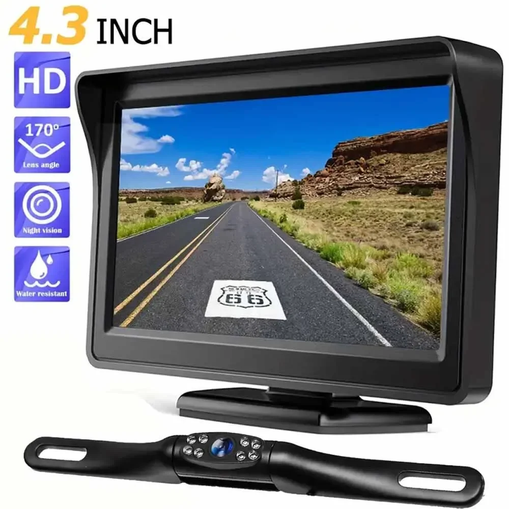 4.3 Inch Car Rear Camera Monitor LED Reversing Camera with Screen TFT LCD Display for Vehicle Parking Easy Installation
4.3 Inch Car Rear Camera Monitor LED Reversing Camera with Screen TFT LCD Display for Vehicle Parking Easy Installation