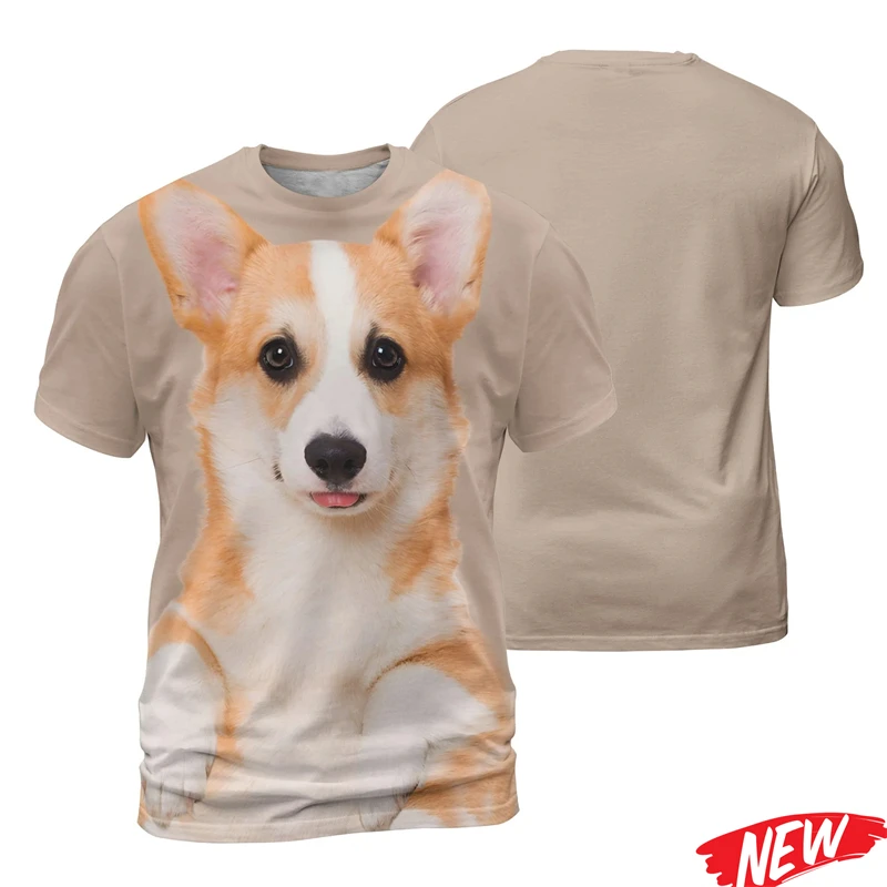 Shiba Inu Welsh Corgi Graphic T-shirt Men Cute 3D Printed Animal Dog Tshirt Summer Street Short Sleeve Women Oversized Tees
Shiba Inu Welsh Corgi Graphic T-shirt Men Cute 3D Printed Animal Dog Tshirt Summer Street Short Sleeve Women Oversized Tees