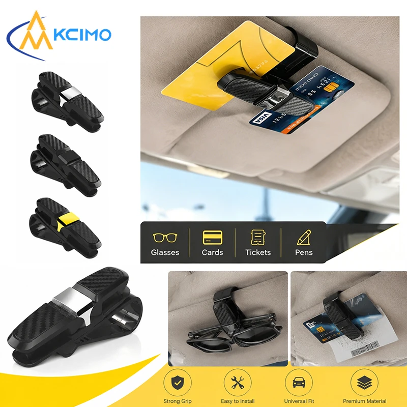 Car Sun Visor Eyeglasses Holder Multifunctional Card Ticket Storage Clip Auto Interior Accessories
Car Sun Visor Eyeglasses Holder Multifunctional Card Ticket Storage Clip Auto Interior Accessories