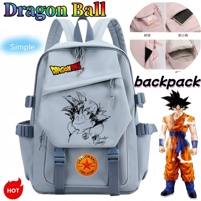 Рюкзак Dragon Ball, аниме, мультфильм, персонализированный, модный, креативный, вместительная сумка на плечо, подарок на день рождения для мальчиков и девочек
Рюкзак Dragon Ball, аниме, мультфильм, персонализированный, модный, креативный, вместительная сумка на плечо, подарок на день рождения для мальчиков и девочек