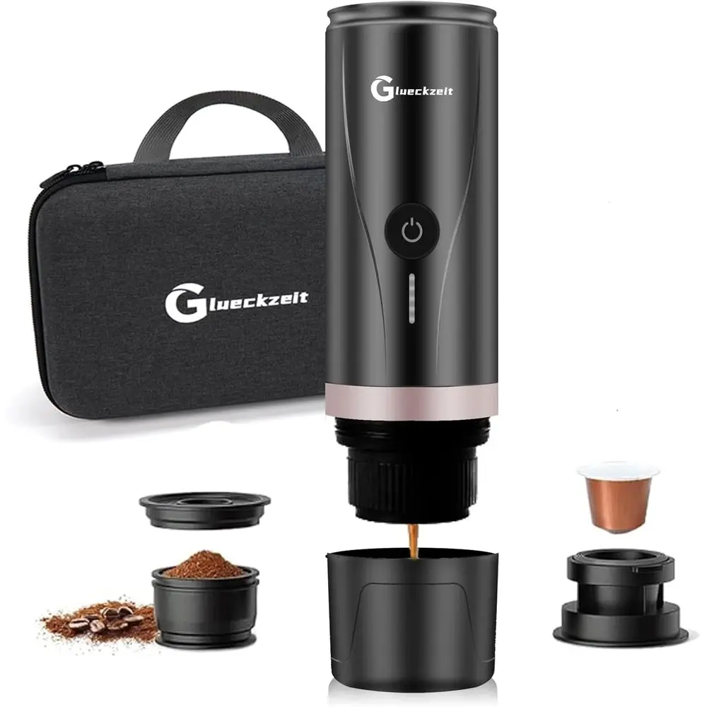 Portable 3-Minute Coffee Maker - Self-Heating, Rich Brews Anywhere with Travel Case, Ideal for Travel, Camping
Portable 3-Minute Coffee Maker - Self-Heating, Rich Brews Anywhere with Travel Case, Ideal for Travel, Camping