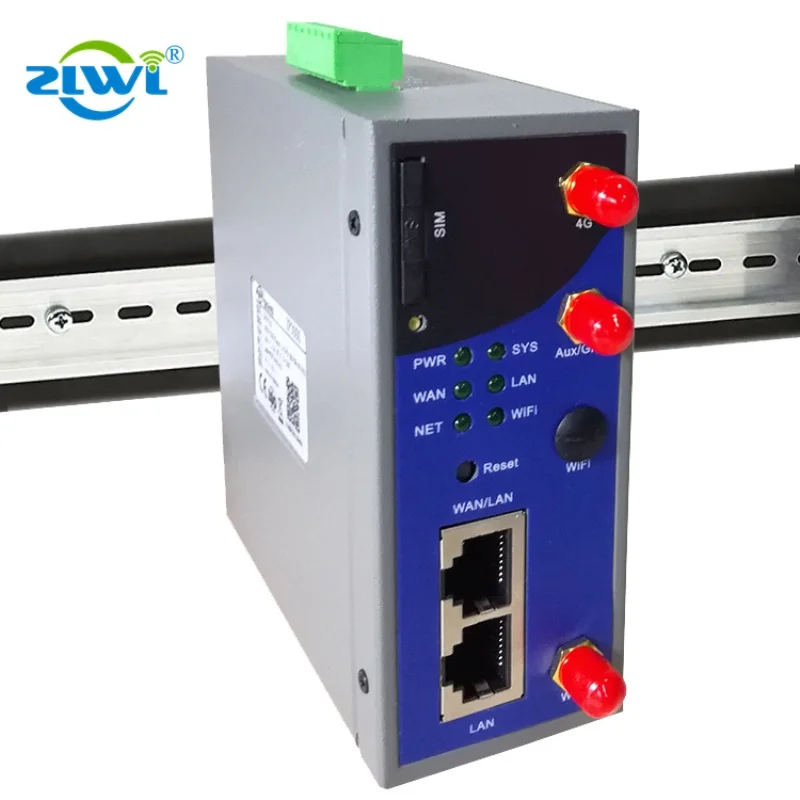 Chilink ZR3000 Din Rail IoT Gateway Industrial Wireless 4g LTE Router Sim Card Slot for M2M Application
Chilink ZR3000 Din Rail IoT Gateway Industrial Wireless 4g LTE Router Sim Card Slot for M2M Application