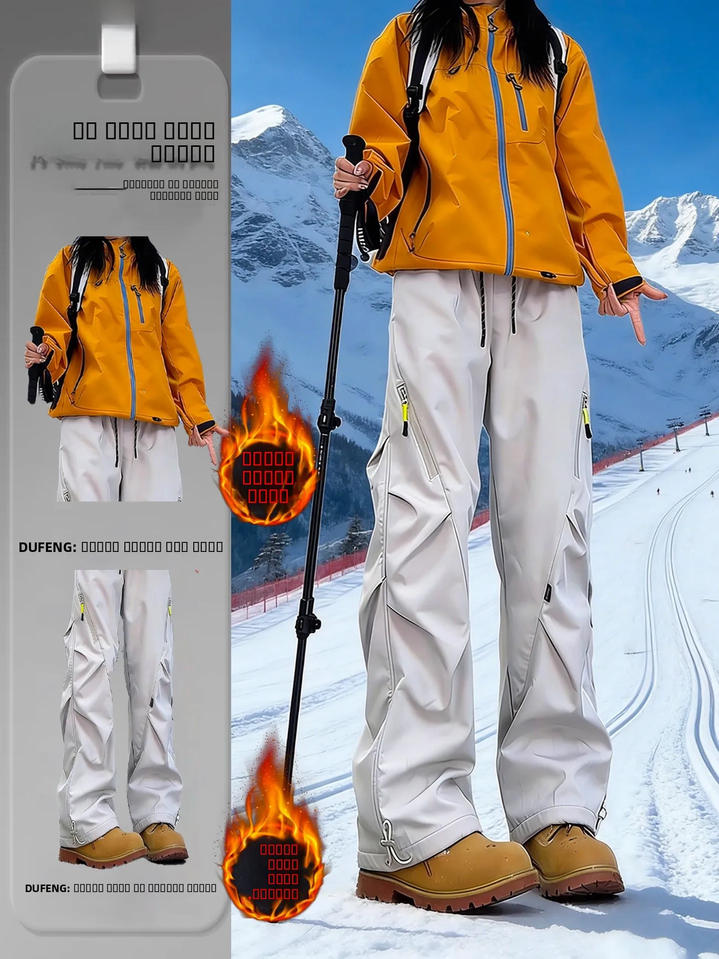 Outdoor Men's Winter Fce Lined Tee-in-One Skiing Jaet And Pants Combo Profional Climbing Windproof Workwear Suit
Outdoor Men's Winter Fce Lined Tee-in-One Skiing Jaet And Pants Combo Profional Climbing Windproof Workwear Suit