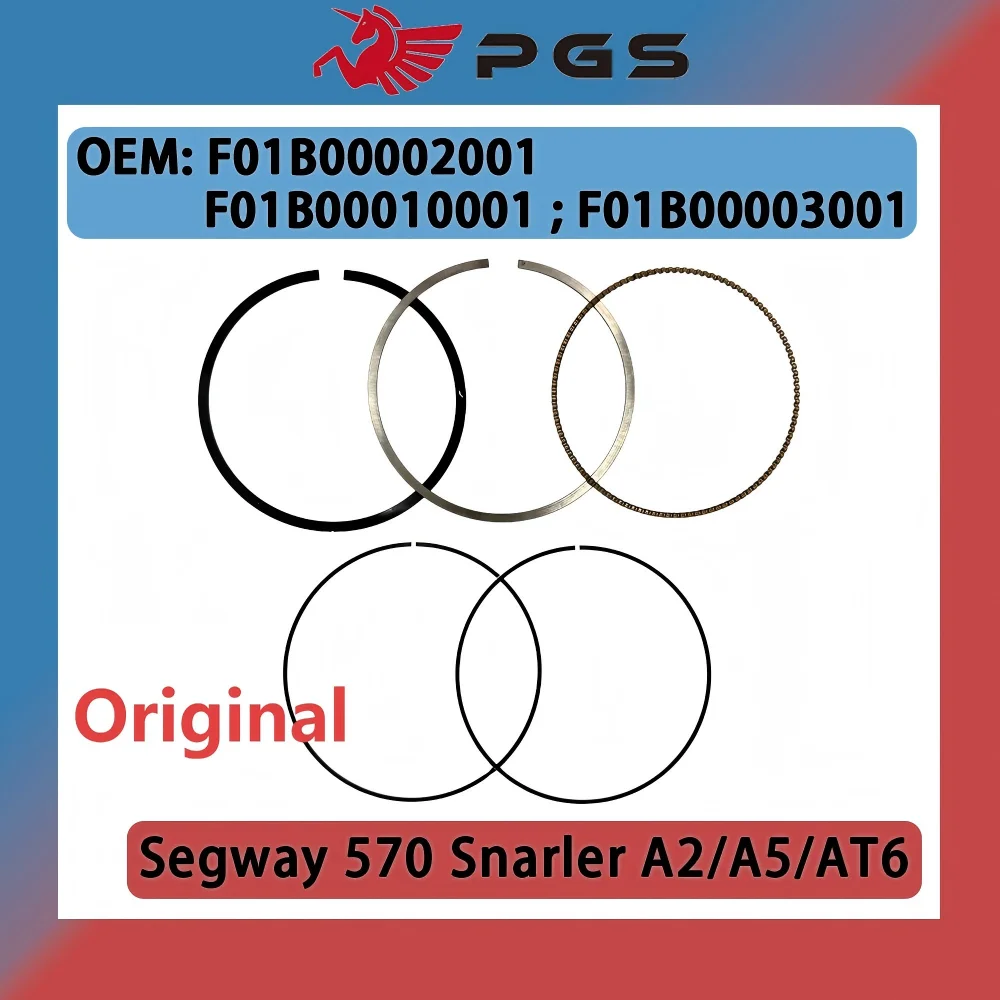Оригинальное поршневое кольцо для Segway 570 Snarler A2/A5/AT6 F01B00002001 F01B00010001 F01B00003001
Оригинальное поршневое кольцо для Segway 570 Snarler A2/A5/AT6 F01B00002001 F01B00010001 F01B00003001