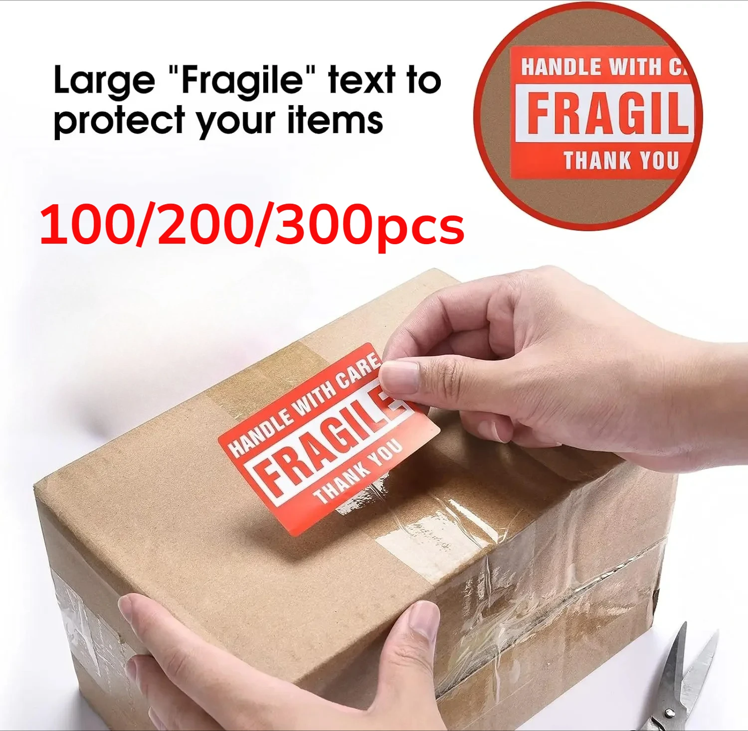Fragile Sticker Warning Stickers Fragile Handle with Care Fragile Labels Adhesive Labels for Shipping Moving Packing
Fragile Sticker Warning Stickers Fragile Handle with Care Fragile Labels Adhesive Labels for Shipping Moving Packing